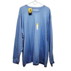 Carhartt Loose Fit Blue Long Sleeve Mens Shirt Size XL